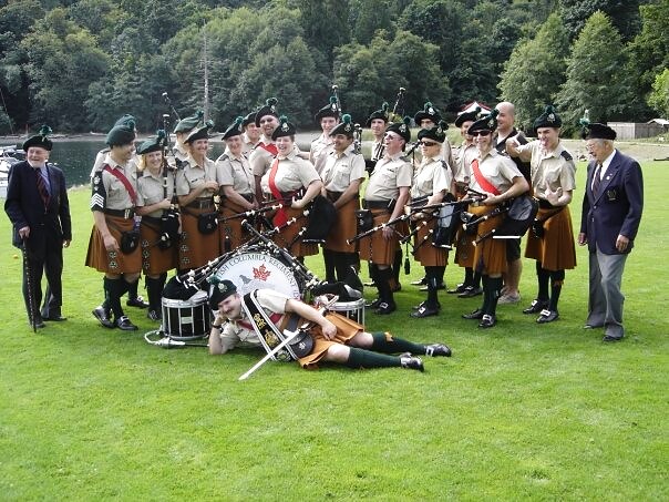 BC Regiment full pipe band